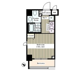 ベルヴュコート中野本町の物件間取画像